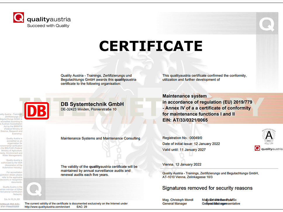 Quelle: Quality Austria - Trainings, Zertifizierungs und Begutachtungs GmbH